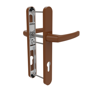 DOOR HANDLE AL MILANO 92 MM AXIS WITH 30 MM ZAMAC BODY 8003