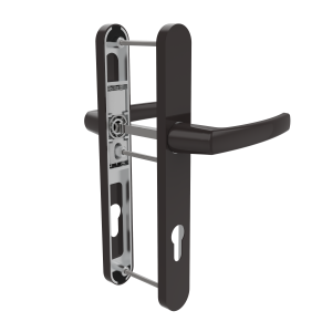 DOOR HANDLE AL MILANO 92 MM AXIS WITH 30 MM ZAMAC BODY 8019